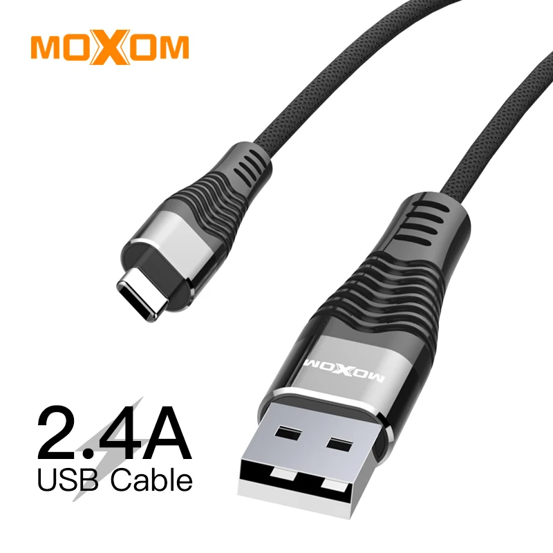 MOXOM USB Type C кабель для Xiaomi Redmi Note4 мобильный телефон быстрая зарядка Micro HTC гибкий