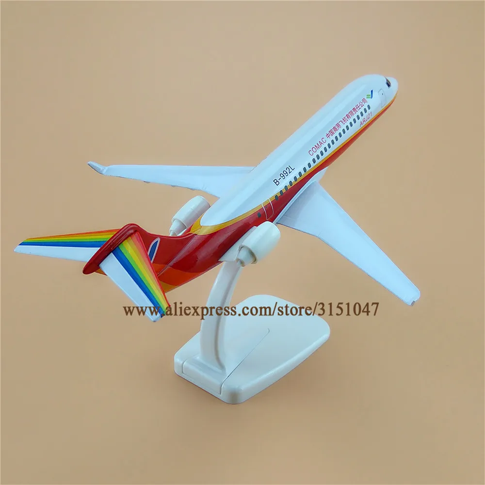 20cm Air China COMAC ARJ21 B-992L Airlines Airways Airplane Model Alloy Metal Plane Diecast Aircraft | Дом и сад