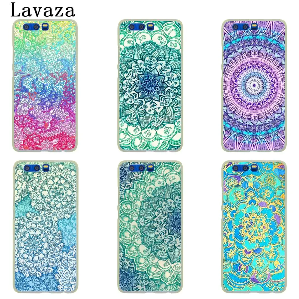 Lavaza сапфировое Нефритовое витражное стекло мандалы чехол для huawei Y9 Y7 Y6 Prime 2019 Honor 20