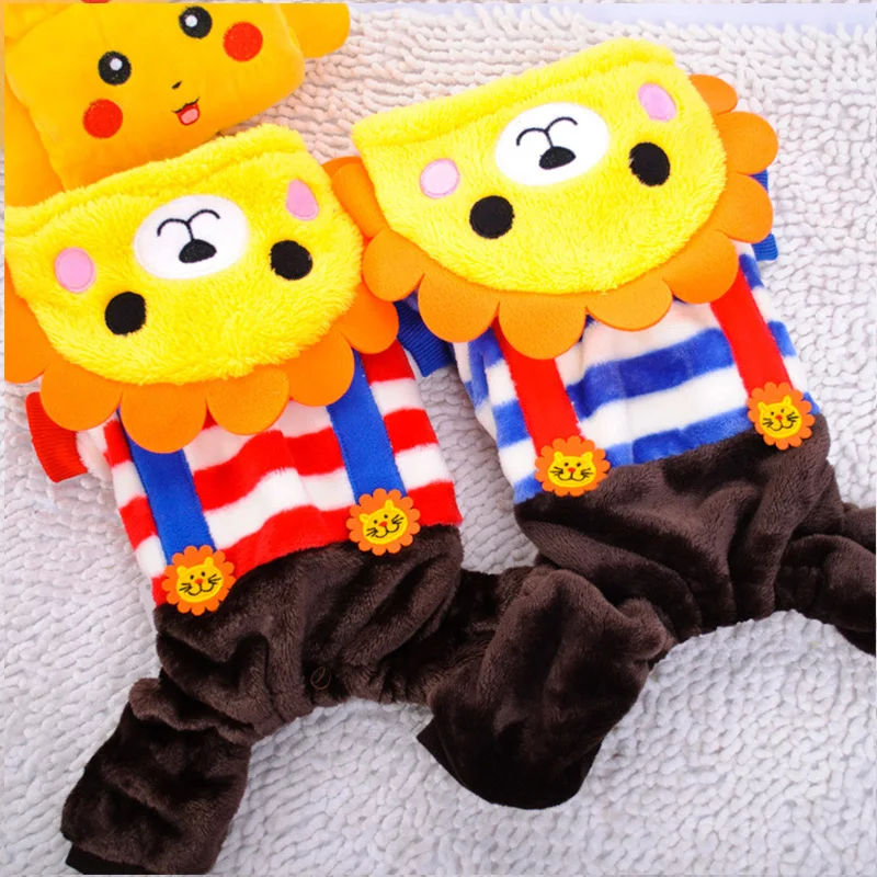 Новая Зимняя одежда для собак Бритни лев биб зимняя тедди милые одежды любимчика