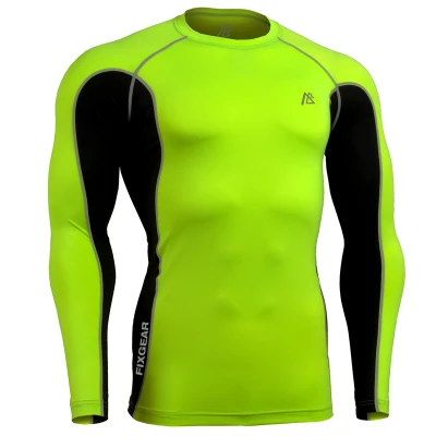 Men's Compression Shirts Prints Fitness Training Running Skin Tights MMA GYM Yoga Tshirt | Спорт и развлечения