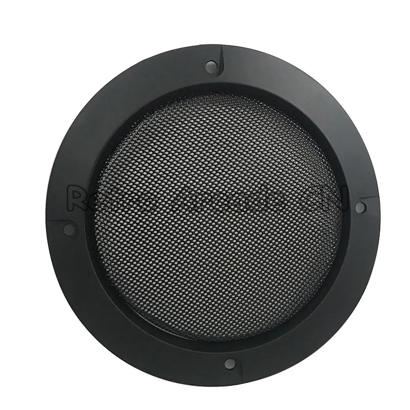 4 inch black 1 шт. 4 дюйма Динамик гриль Чехлы Динамик чистая Пластик Динамик Запчасти Динамик компонент для корпуса аркады - Цвет: 4 inch black