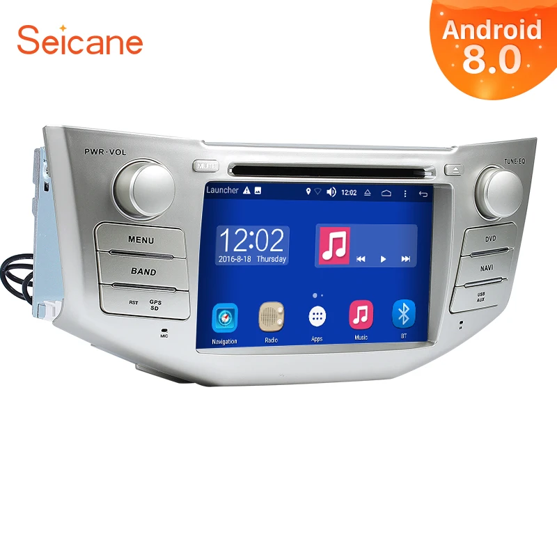 

Seicane Android 8.0 7inch 2Din Car Radio Stereo In Dash DVD GPS System Wifi Multimedia Player For 2004-2012 Toyota Harrier