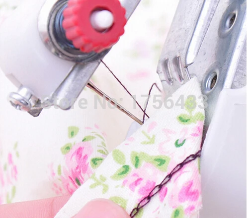 Горячая Распродажа полезная портативная беспроводная ручная швейная машина ZW55