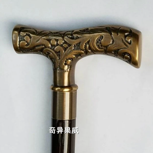 Нефритовый большой цветок джентльмена твердая медная палочка старая