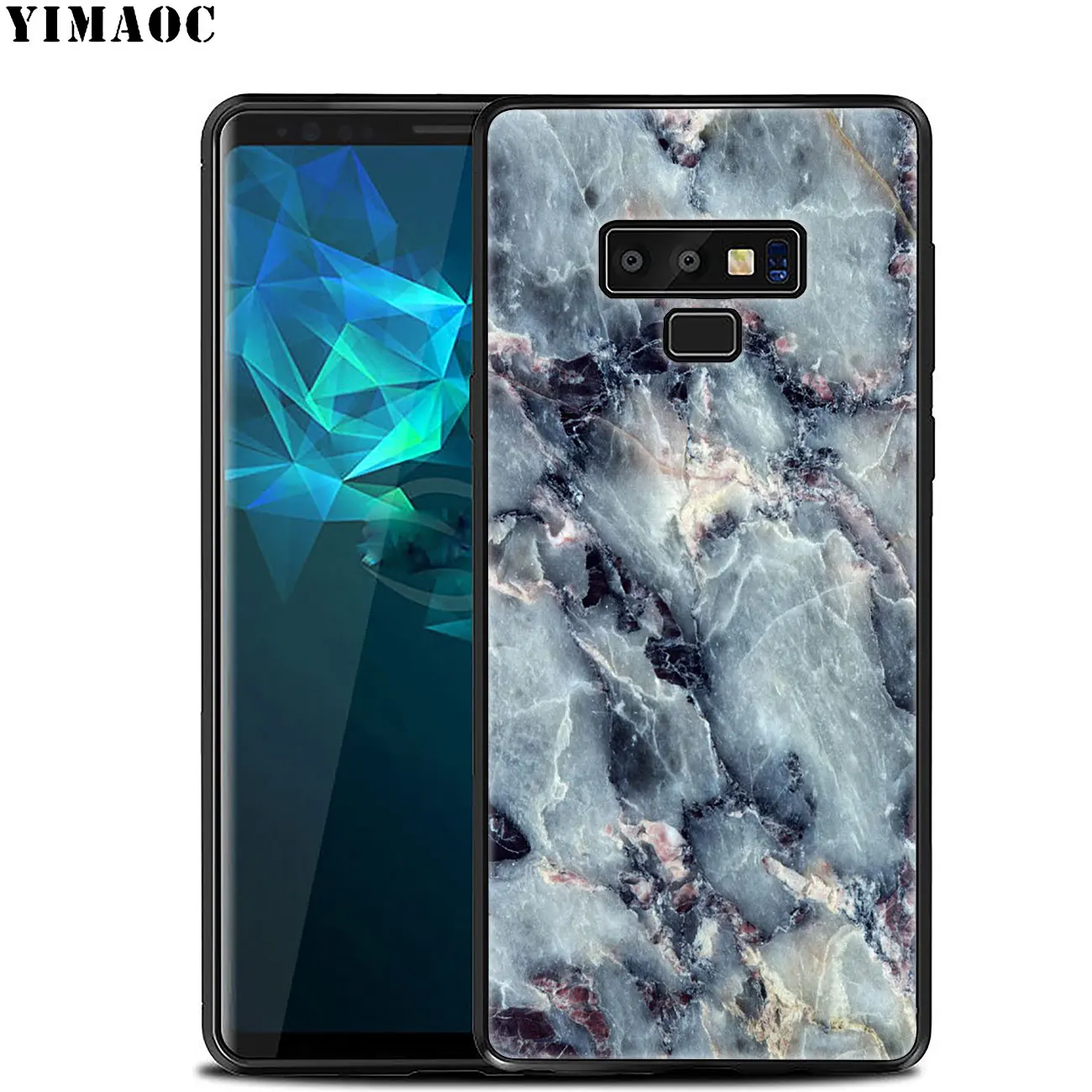 YIMAOC новейший модный мраморный Мягкий силиконовый чехол для Samsung Galaxy A6 A9 A8 A7 2018 A3 A5