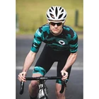 Летняя велосипедная одежда, черный зеленый велосипедный комплект из Джерси, одежда для езды на горном велосипеде, Трикотажный костюм для езды на велосипеде