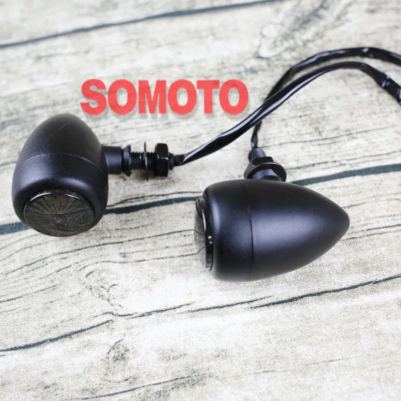 Винтажная мотоциклетная лампа указателя поворота светодиодные чипы чугунный