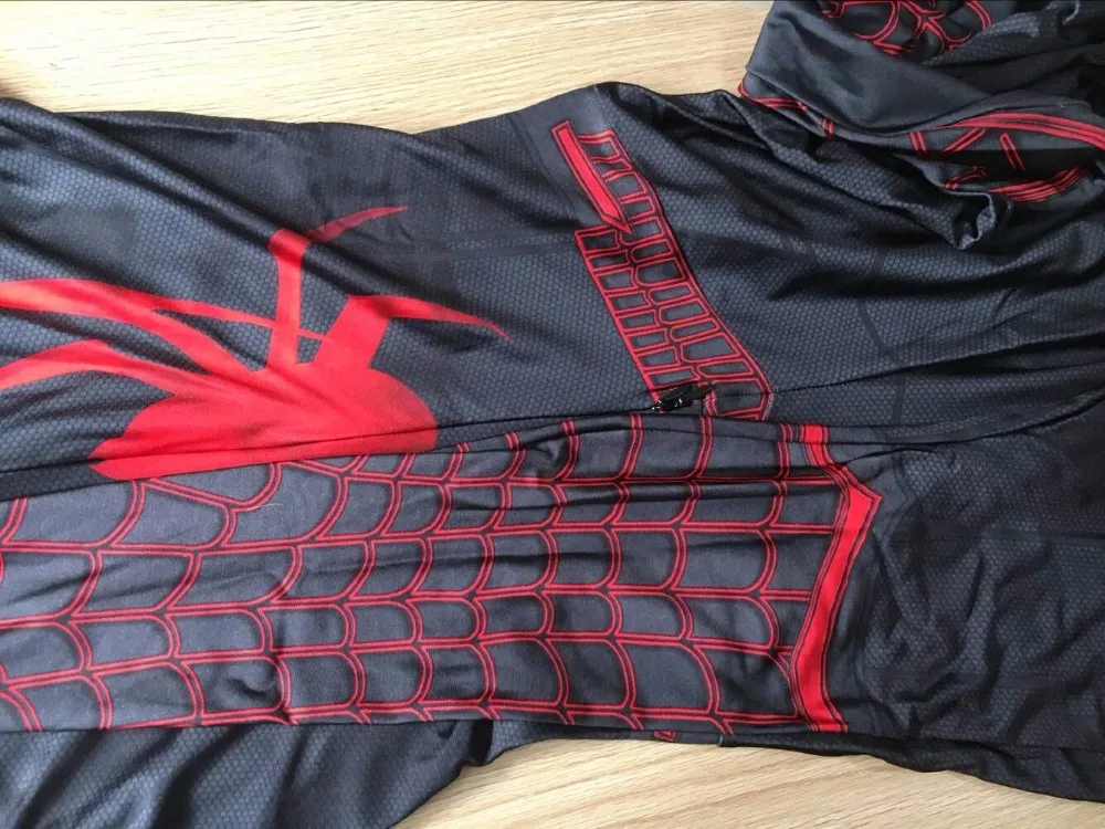 Костюм Человека паука с 3D принтом из спандекса для косплея на Хэллоуин 2018|spiderman