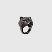 amorita boutique beautiful black lion head ring