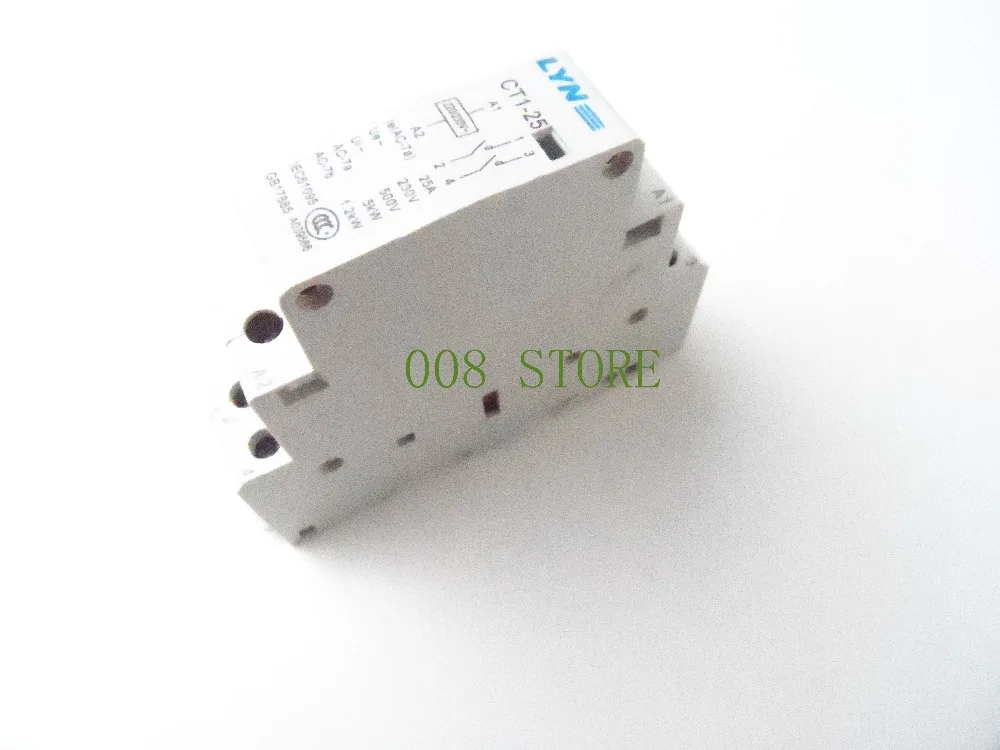 CT 2P 20A 220V 1NO 1NC AC контактор для дома/бытовой КОНТАКТНЫЙ модуль LYN|contactor ac|contactors ac