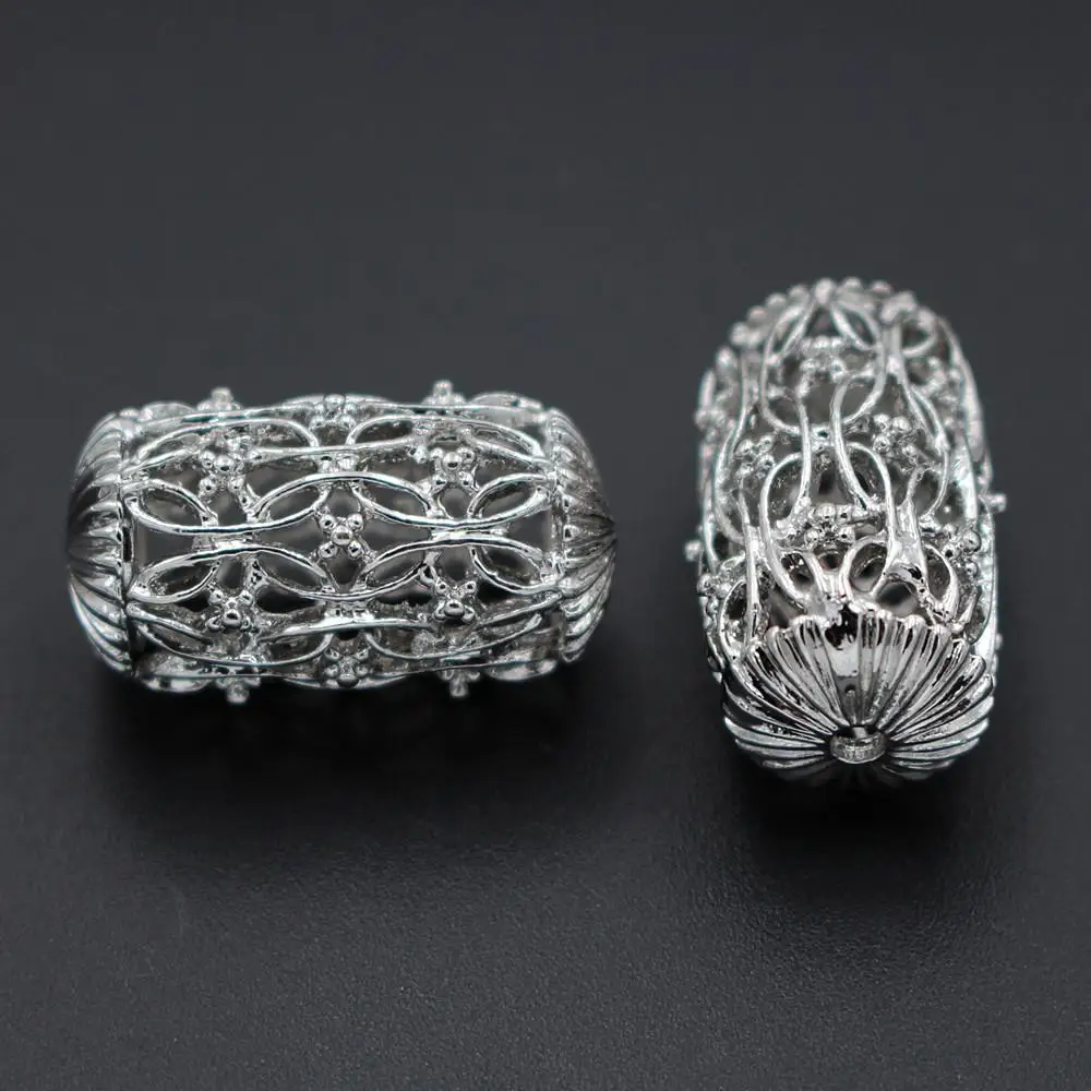 Африканские бусины-разделители филигранные длинные коннекторы фурнитура для