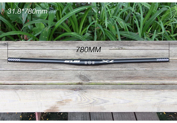 GUB XL руль для велосипеда удлиненный плоский из алюминиевого сплава горного MTB