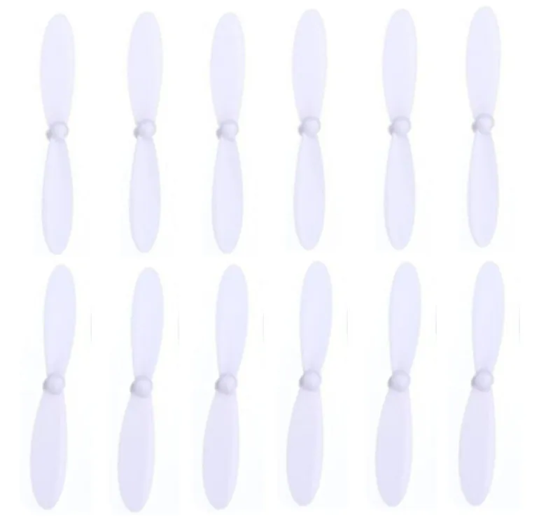 12 шт. mjx X800 запасные части для радиоуправляемых летательных аппаратов белого цвета Лопасти пропеллера для управления освещением летательных аппаратов