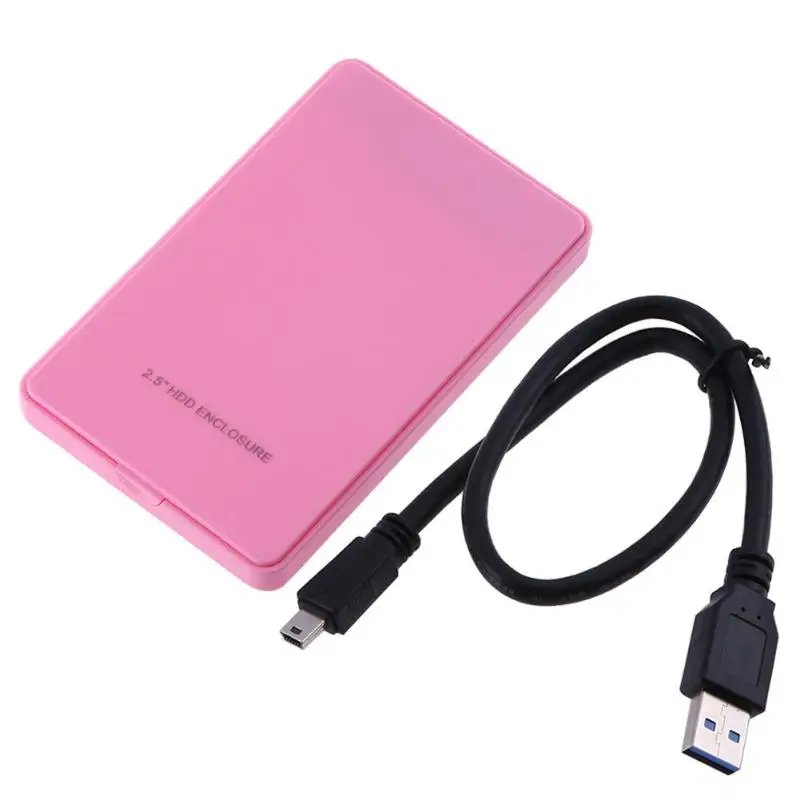 2," USB 3,0 SATA HD коробка HDD жесткий диск Внешний HDD корпус Корпус для мобильного жесткого диска поддержка 3 ТБ HDD диск
