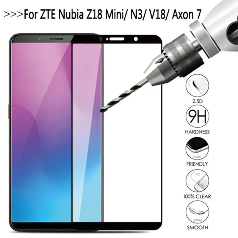 Защитное стекло для ZTE Axon 7 закаленное Zte Nubia Z18 Mini V18 N3 V8 Axon7 V 8 18 Z mini пленка |
