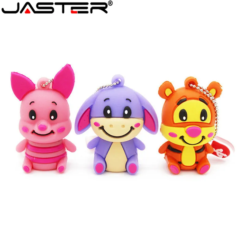 Usb флеш-накопитель JASTER с изображением милого Винни медведя тигра Ослика 4 ГБ 16 32 64 |