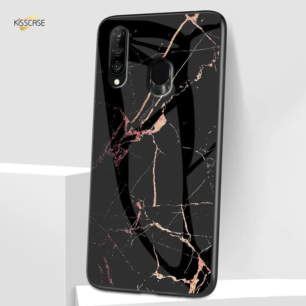 KISSCASE стеклянный мраморный узор чехол для iPhone XR XS X цветной дизайн Оригинальный 8 7