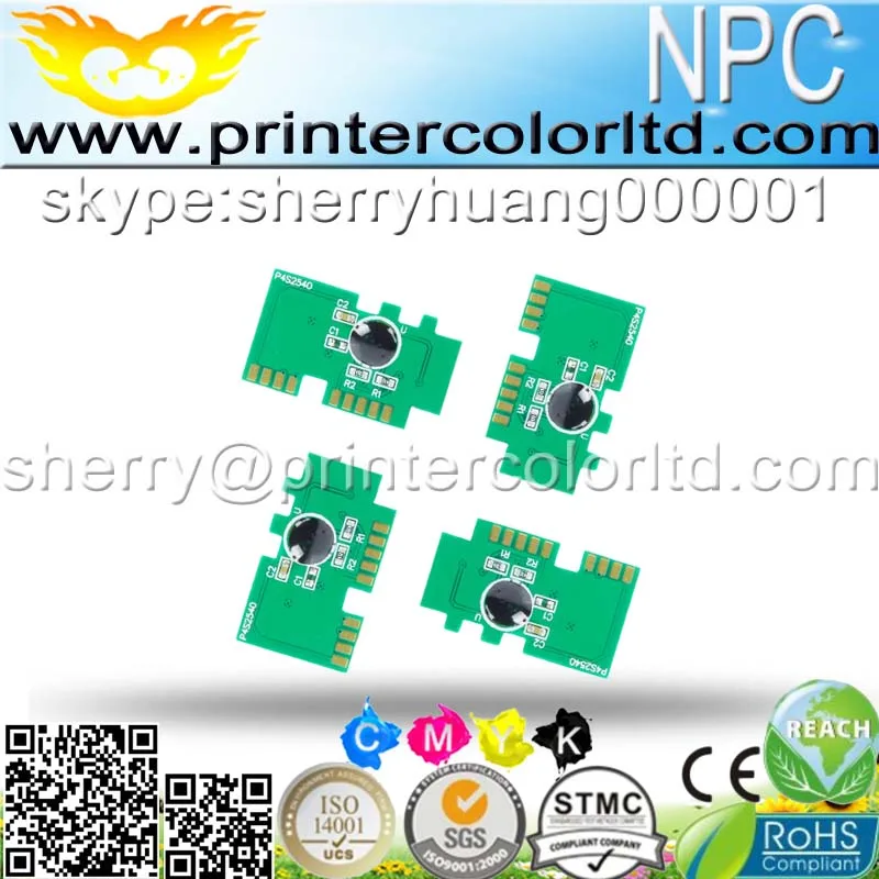 Совместимый чип T504 для картриджа с оригинальным тонером Samsung 504 лазерного