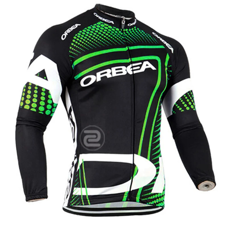 2018 Новый черный синий ORBEA команда Зима теплосберегающего флиса Ropa Ciclismo Майо