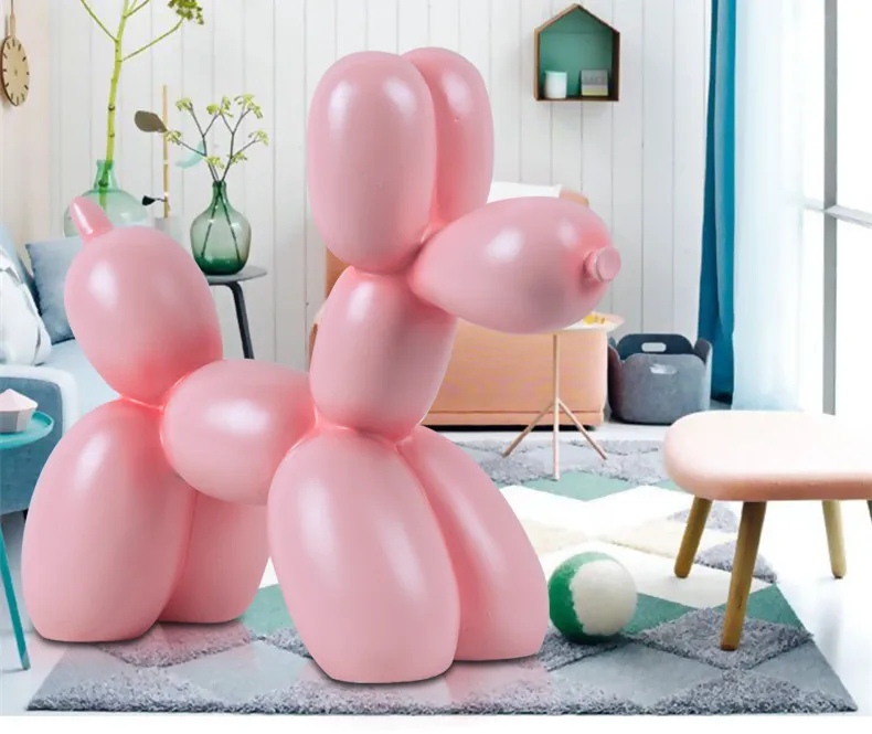 Европейский дом искусство смолы розовый фигурки собаки творческий милый шар украшение "Собака" украшения Детские Девушки подарки на день рождения