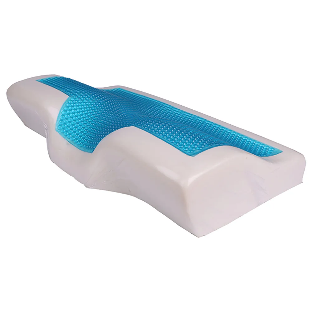 Memory Foam прохладный гель постельные принадлежности анти-храп подголовник ортопедический приятная на ощупь летние медленный отскок шеи Поддержка Подушка боль релиз