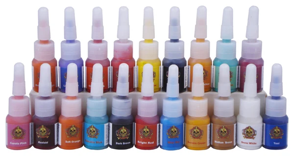 

20pcs permanent makeup pigment ink 20colors tattoo ink kit 5ml tattoo paint