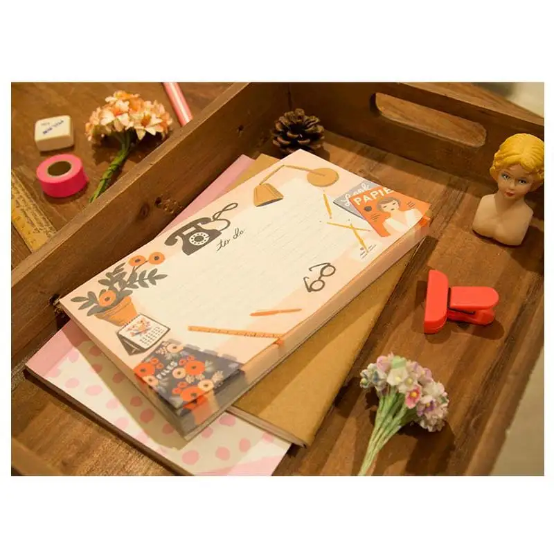 Alice Story New Arrival Planner Coloful Life To Do List Desk Memo Notebook Agenda Schedule Organizer Vintage Style Sketchbook | Канцтовары