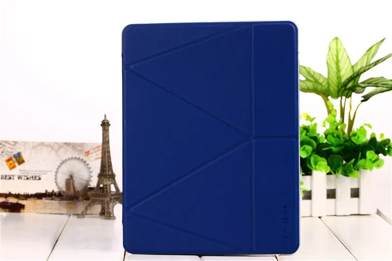 Dark blue Чехол для iPad Pro, 11 дюймов, новинка, складной, оригинальное, деформационное, с подставкой, iPadpro, смарт-чехол, авто, спящий, пробуждение, роскошная коробка Onjess - Цвет: Dark blue