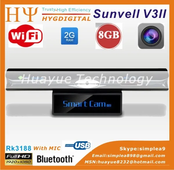 Sunvell V3II android-тв box четырехъядерных процессоров палку 1.6 ГГц Android 4.2 2 г / 8 wi-fi 5.0MP