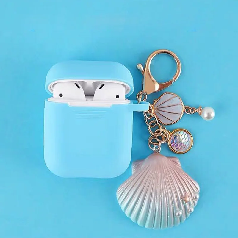 Новый роскошный декоративный силиконовый чехол для Apple Airpods Bluetooth наушники