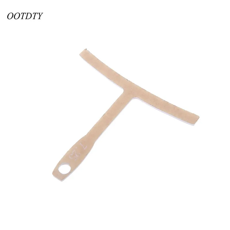 OOTDTY 9 шт пластик/нержавеющая сталь радиус подструна датчик для гитары и настройка
