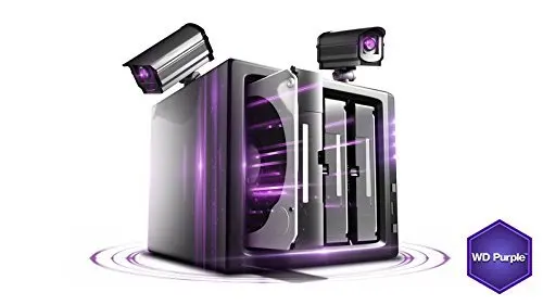 Внутренний жесткий диск WD Purple 8 ТБ 3 5 дюйма HDD для наблюдения SATAIII 256 Мб камеры
