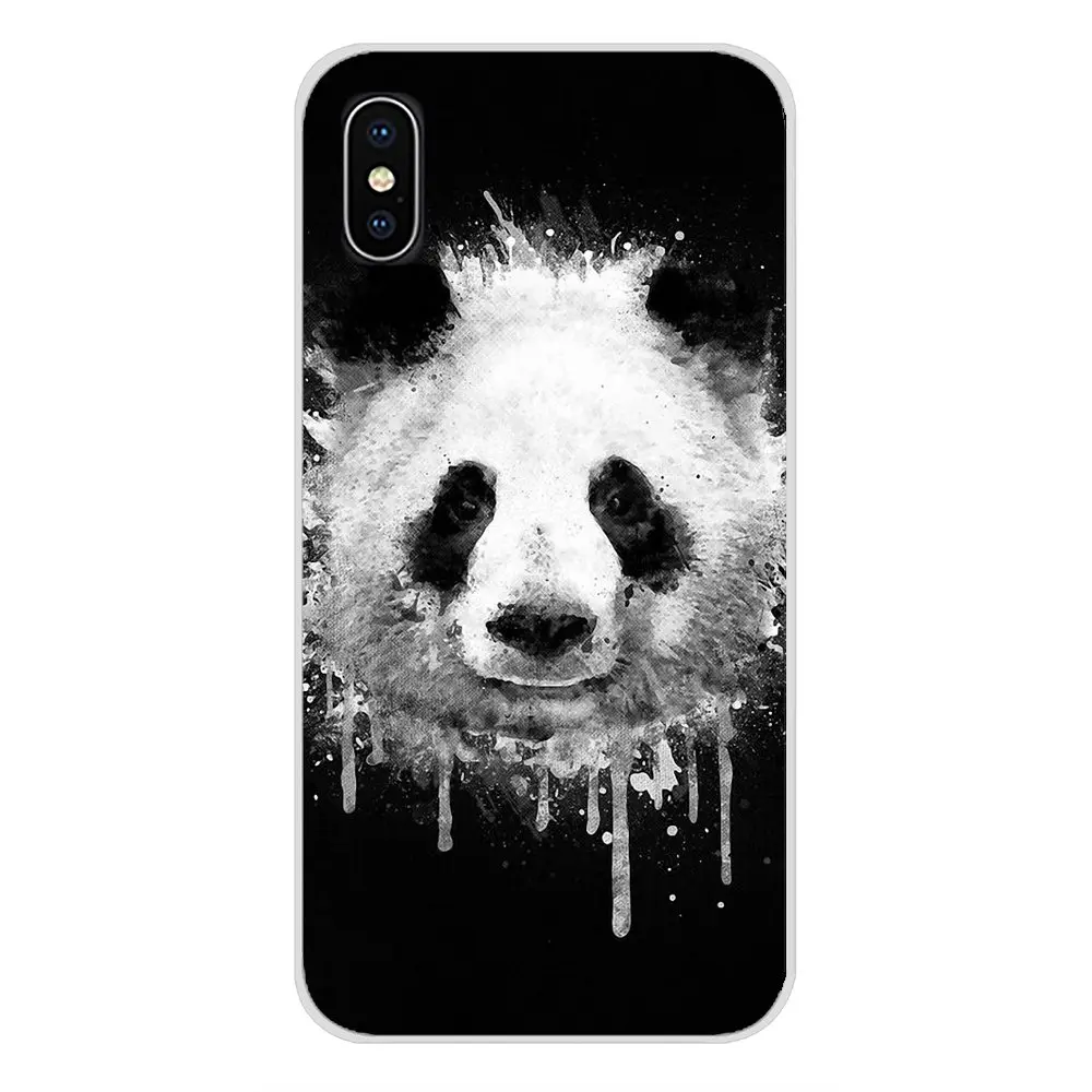 Для Samsung Galaxy S4 S5 MINI S6 S7 edge S8 S9 S10 Plus Note 3 4 5 8 9 Super Cute Panda Rolling аксессуары чехлы для