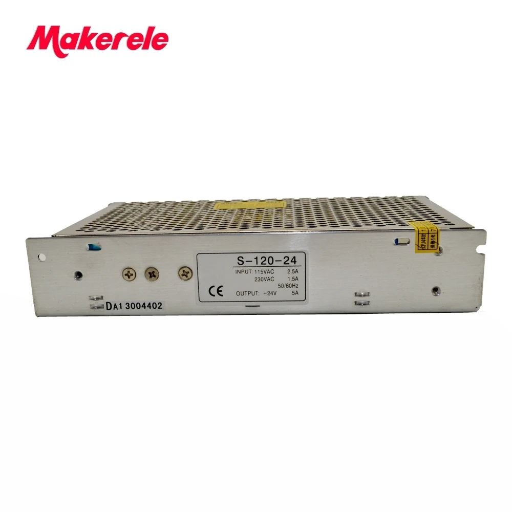 metal case low price single output type S-120-27 120W 27V 4.5A Single Output Switching power supply for LED Strip light AC-DC |
