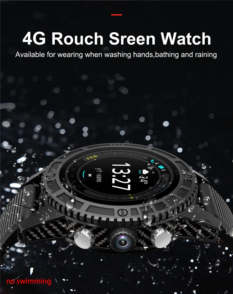 Slimy I7 Смарт-часы Android 7,0 Smartwatch поддержка LTE 4G Телефонный звонок Пульс Смарт-часы, трекер с камерой для деловых мужчин и женщин
