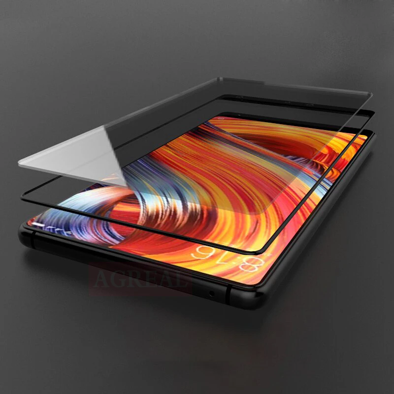 For xiaomi mi mix 2 6D glass tempered screen protector 9h for mix2 Clear Screen phone film 2s | Мобильные телефоны и