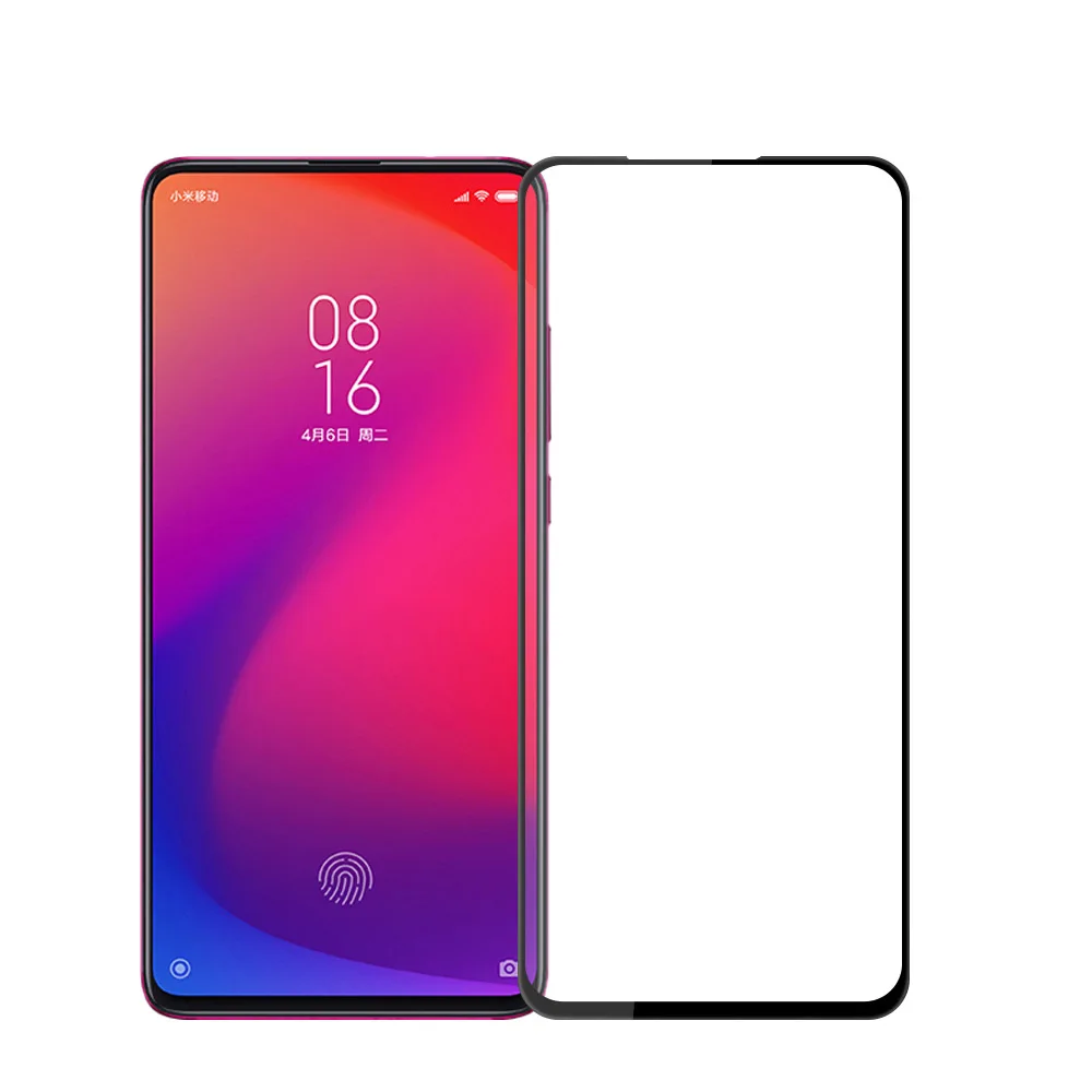 Черный Для Xiaomi mi 9 T/mi 9T Pro закаленное стекло MOFi 3D изогнутое полное покрытие защитная пленка протектор экрана - Цвет: Черный
