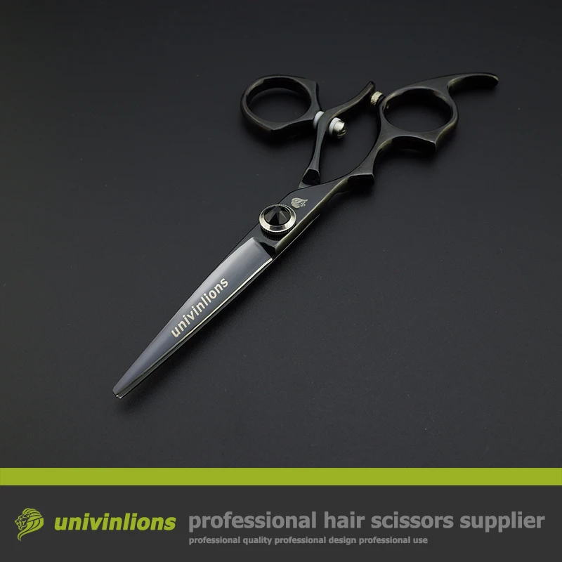 Ножницы Парикмахерские с левым шарниром и вращением на палец 5 дюйма|barber