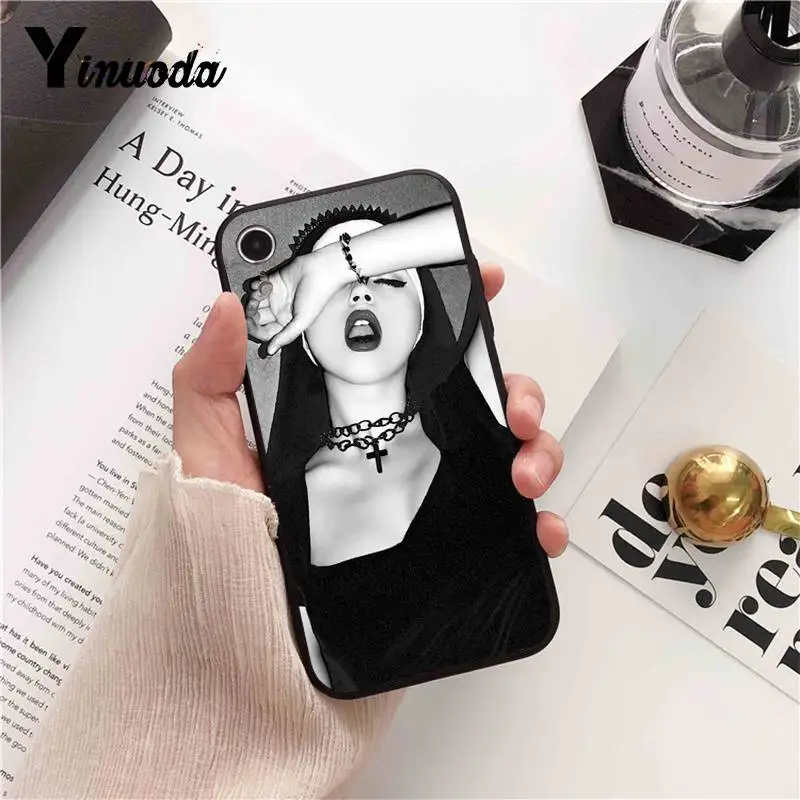 Yinuoda Sister nun Модный милый чехол для телефона iPhone X XS MAX 6 6s 7 7plus 8 8Plus 5 5S SE XR 11 pro