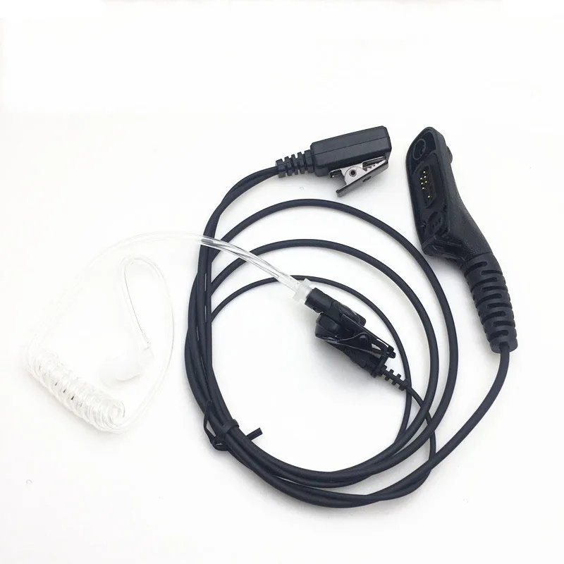 Большой PTT вакуумный катетер наушники для motorola XPR: XPR6100 XPR6300 XPR6350 XPR6380 XPR6500 XPR6550 XPR6580