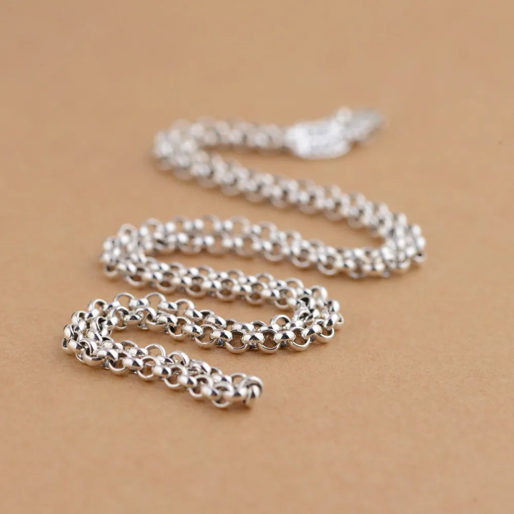 Женские и мужские ожерелья с цепочками BALMORA из настоящего серебра 925 пробы