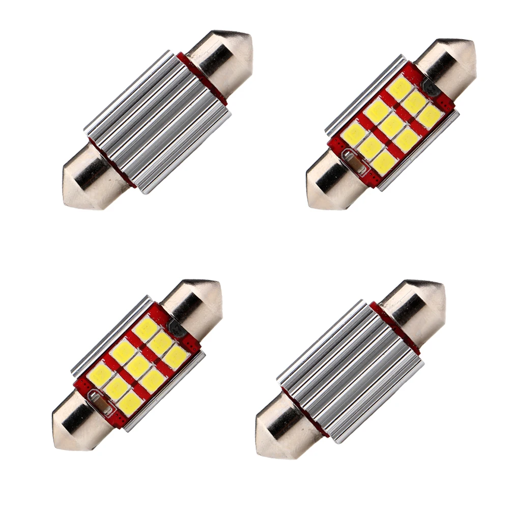 YM E-Bright 2 шт. Festoon светодиодный CANBUS 2835 9 SMD автомобильный 36 мм 39 41 C5W лампы без ошибок