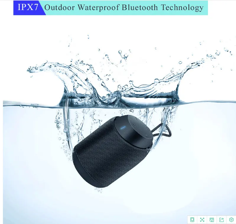 Манатов D61 Портативный Bluetooth Динамик открытый Беспроводной Водонепроницаемый IPX7