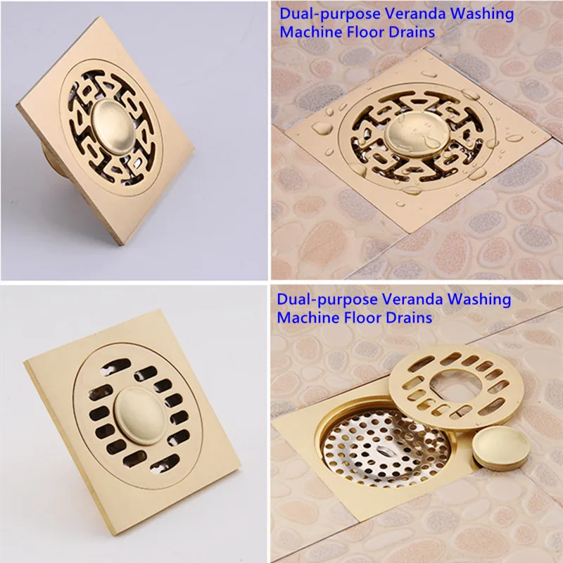 Напольные сливы для ванной двусторонняя стиральная машина сливы/решетки плохой