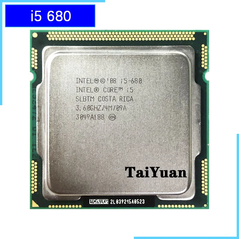 Двухъядерный процессор Intel Core i5-680 i5 680 3,6 ГГц 4M 73W LGA 1156