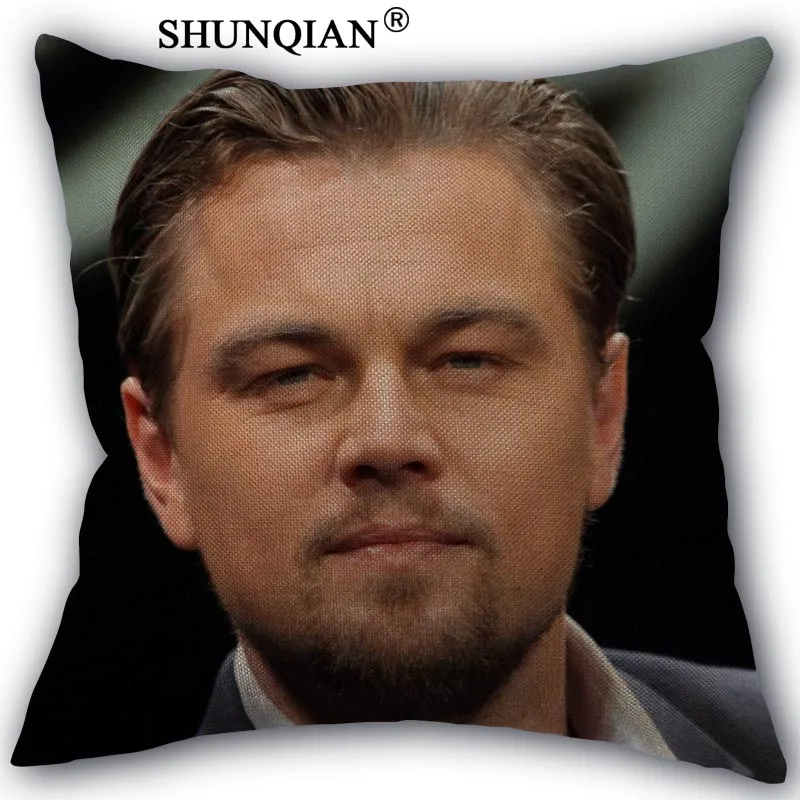 Индивидуальный чехол для подушки Leonardo DiCaprio для офиса, свадьбы, постельных принадлежностей, дивана, винтажный Чехол для подушки/наволочка для домашнего декора - Цвет: Pillow Case