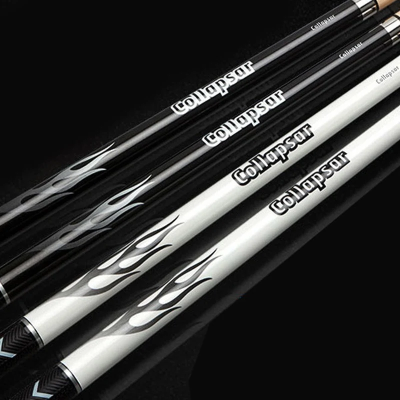 Collapsar R04 R05 Billiard Pool Cue Stick with Case 58Inch Maple Wood Shaft Black White Cue 11.5mm 13mm Tip Billiards Cue