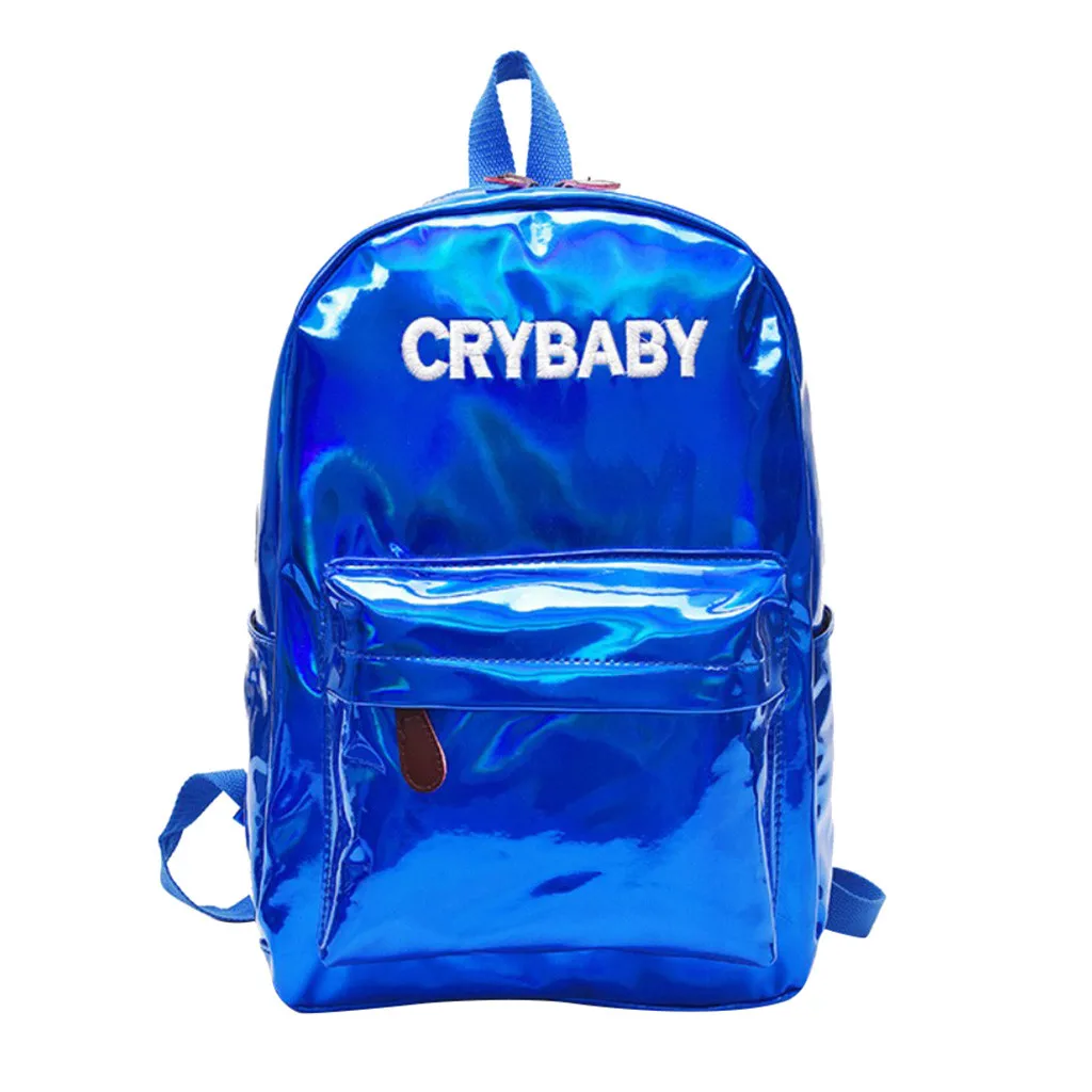 2019 Design Backpack Women Fashion Leather Large Capacity Holographic School Bookbag Mochilas Feminina bagpack mochila mujer#50 | Багаж и