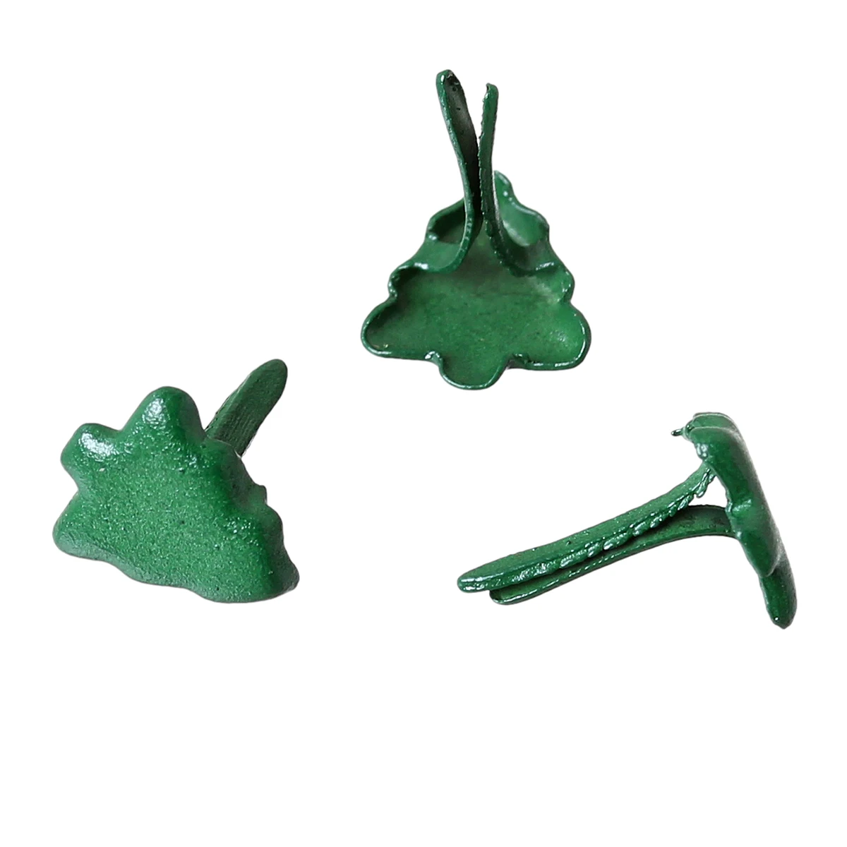 Доринбидс Шпильки для скрапбукинга, декорирования, рукоделия, изготовления ювелирных изделий, находки Рождественское дерево Темно-зеленый 8 мм x 7 мм 50 шт.